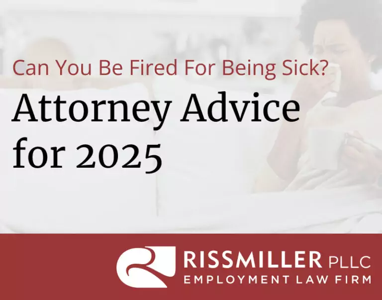 can you be fired for being sick