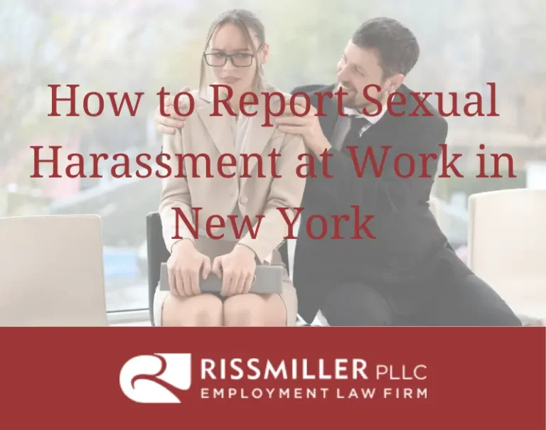 how to report sexual harassment at work in new york