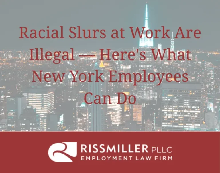 racial slurs at work